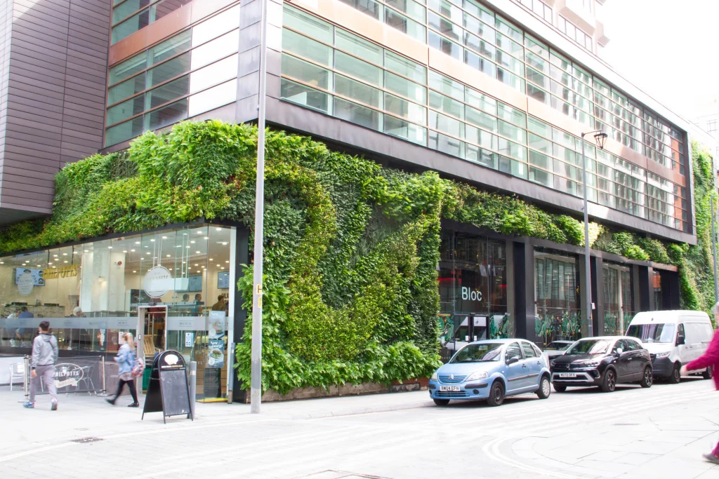 HYVERT living wall at Bruntwood Bloc Manchester