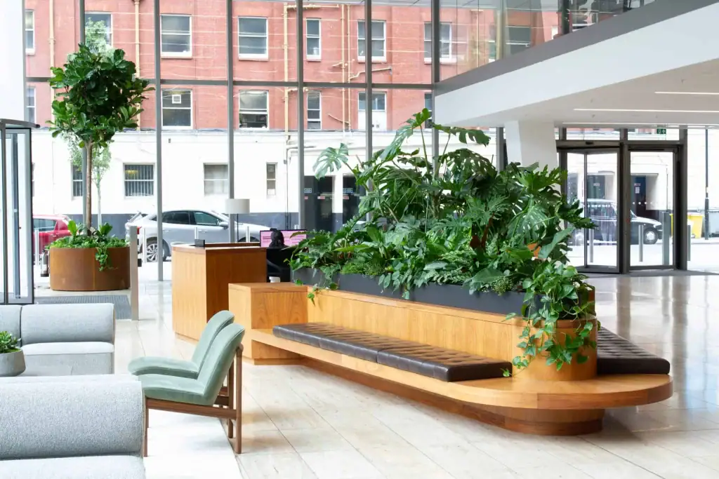 Planting in client's seating build for All+ Management