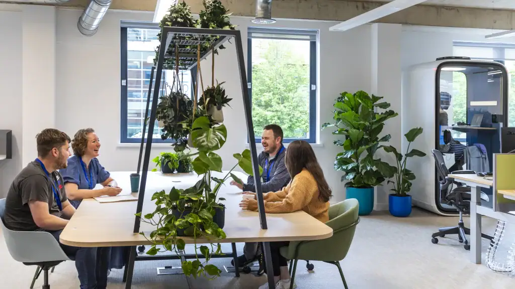 Assura's biophilic planting scheme