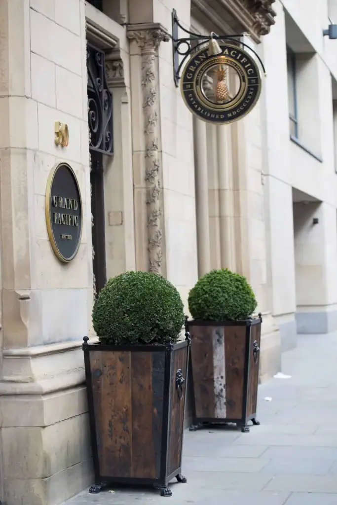 Grand Pacific entrance planting by I Want Plants