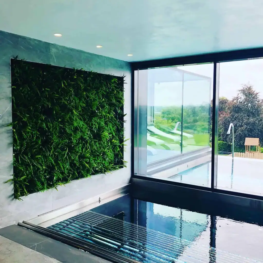 Artificial living wall by I Want Plants for Hale Country Club & Spa