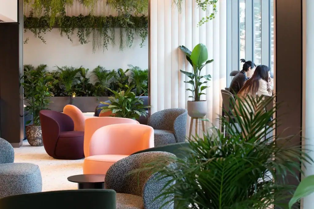 Live and artificial plants by I Want Plants at Oxygen in Manchester