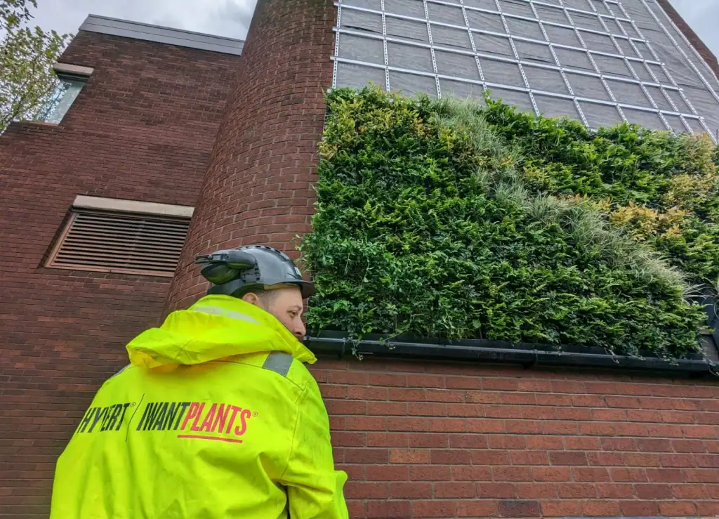 HYVERT living 'lab' being installed at MMU All Saints Building with technician to the fore