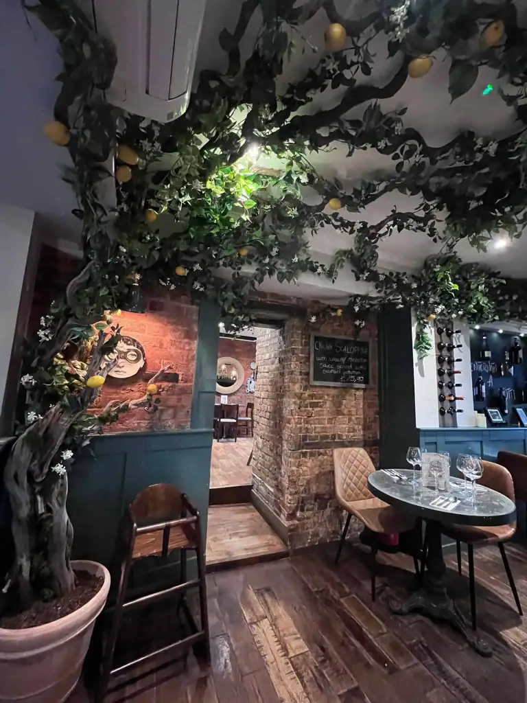 Custom Mediterranean trees at Per Tutti Berkhamsted and St Albans