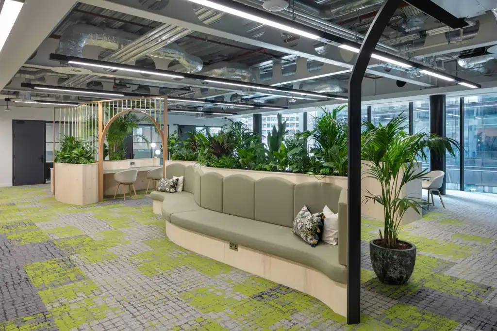 I Want Plants Custom Installation workspace live plants project for x and y manchester