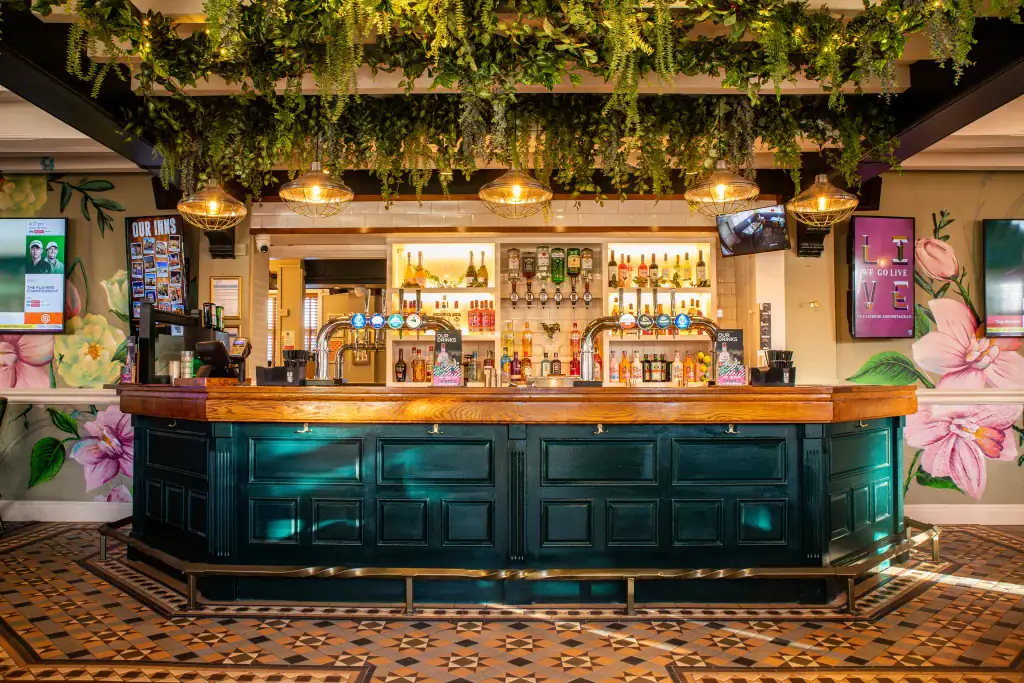 Broadfield Arms artificial greenery