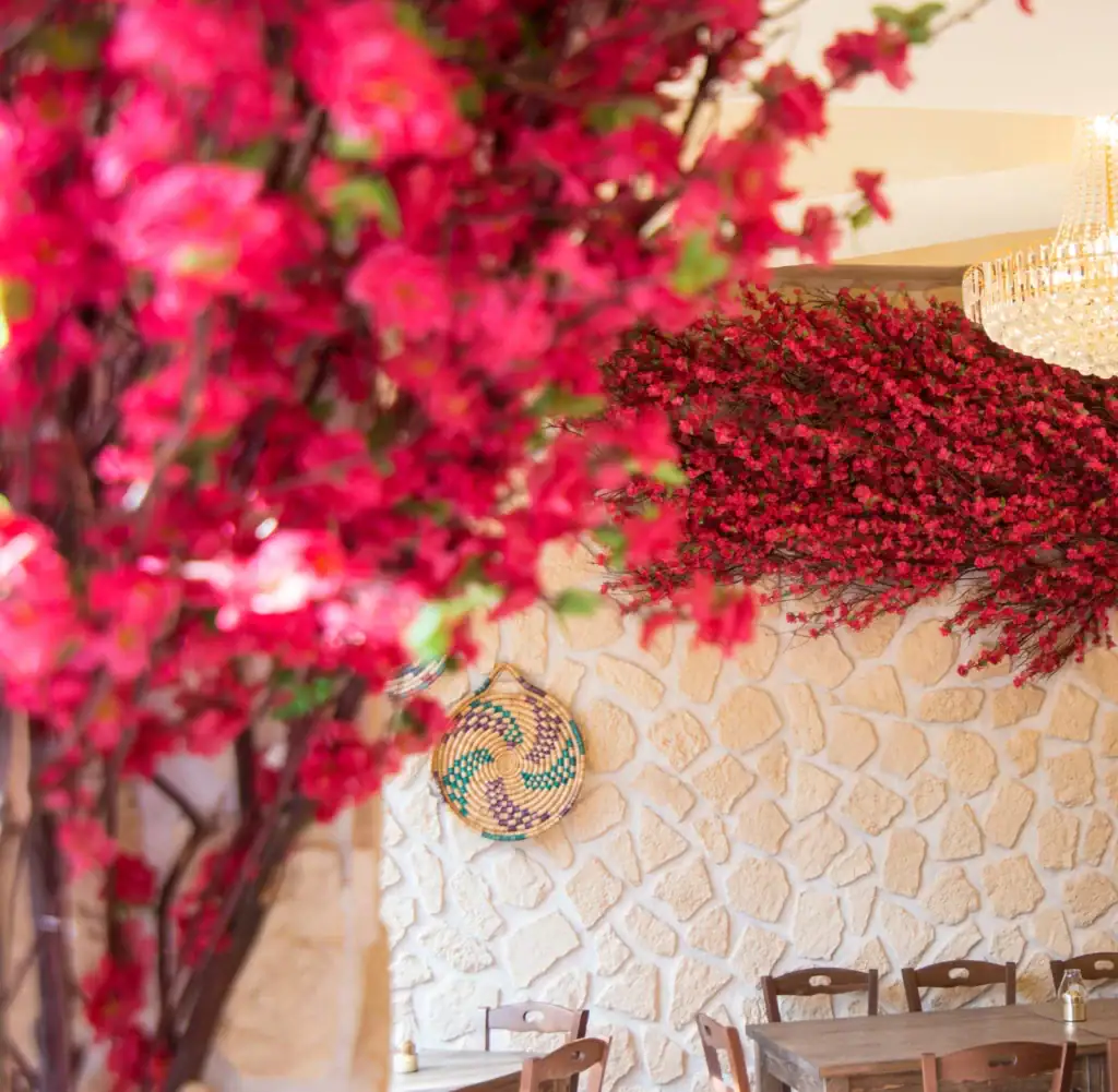 Artificial Bougainvillea custom installation