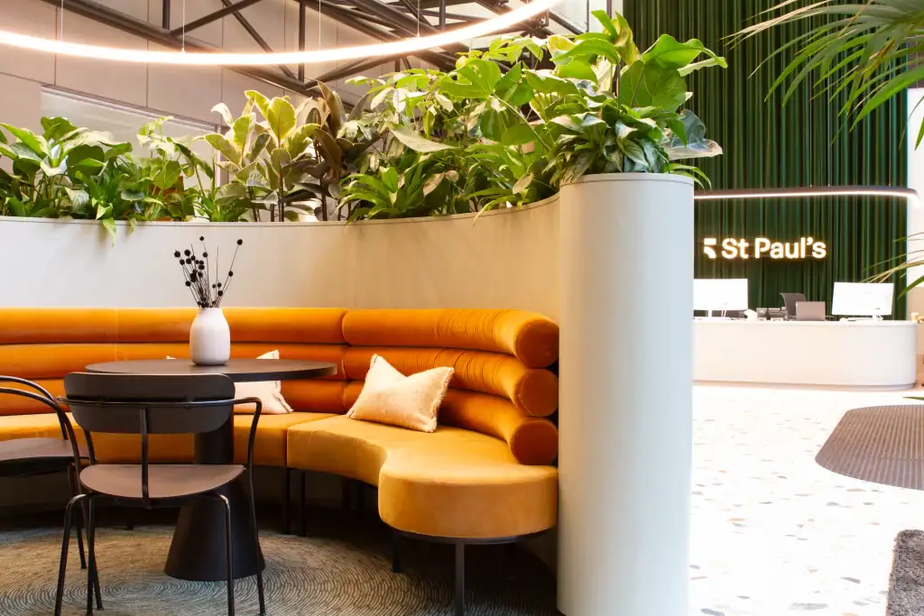Workspace planting scheme at 5 St Paul's Square