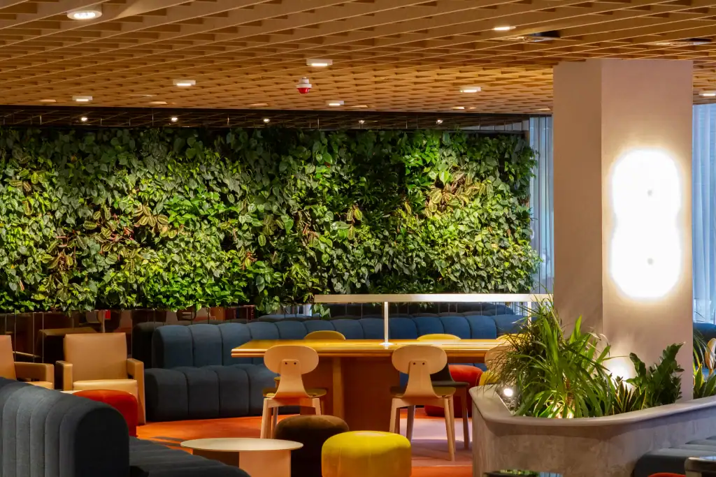 HYVERT living wall at Bruntwood The Plaza