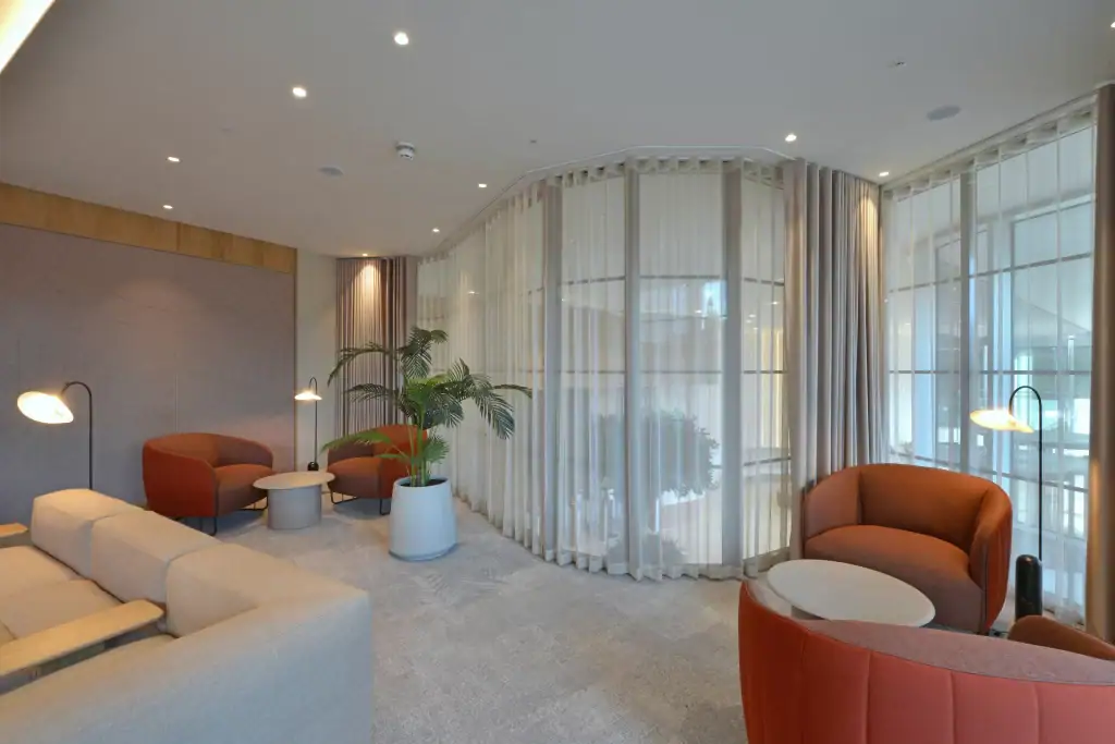 mezzanine at 101 embankment with plant in pot