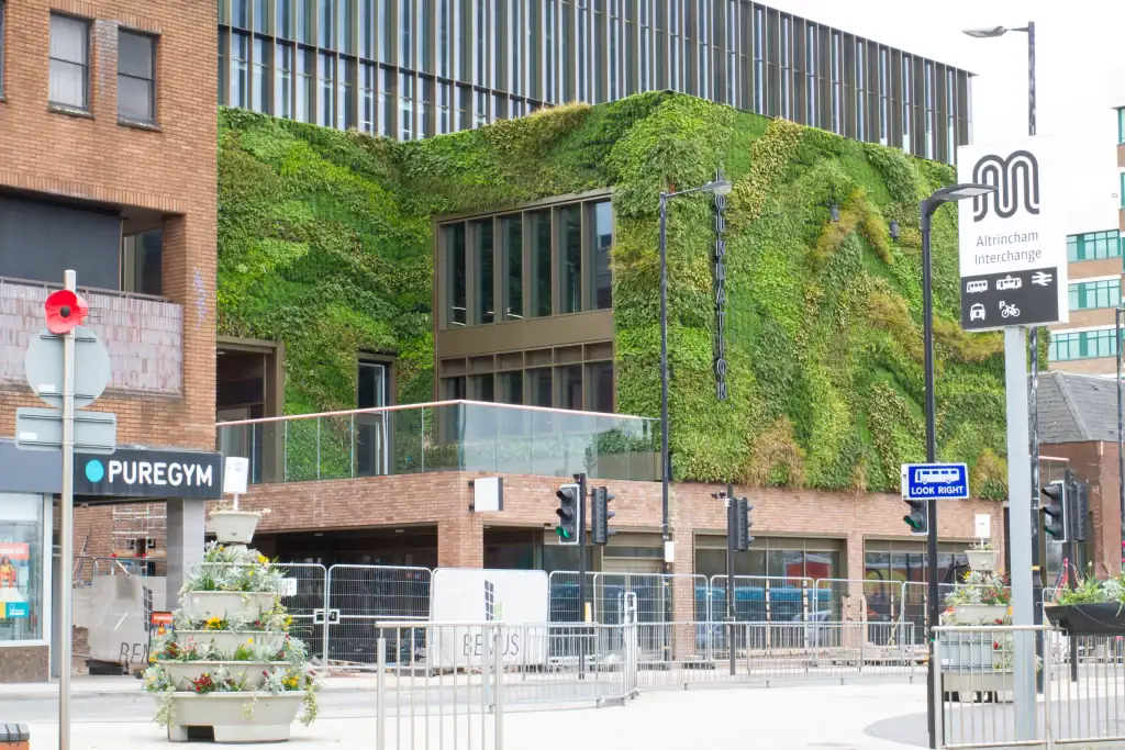 HYVERT living wall at Foundation Altrincham