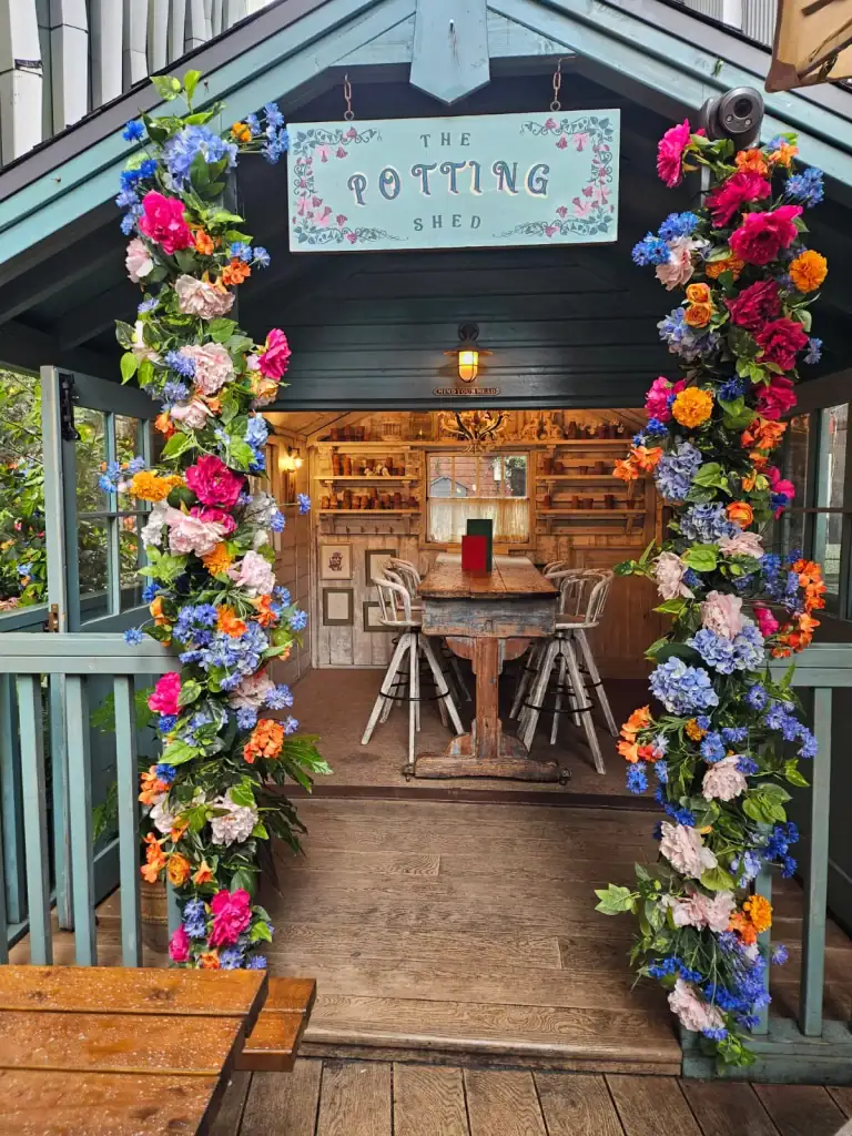 Flight Club sun terrace artificial floral displays by i want plants