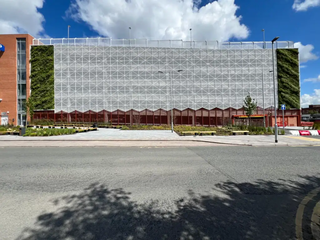 Twin HYVERT living walls in Crewe