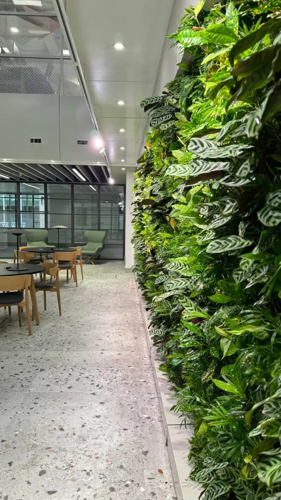 close up of HYVERT living wall side on