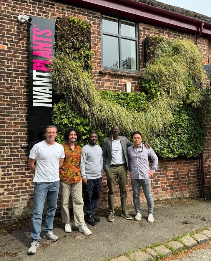 I Want Plants HYVERT Knowledge Transfer Partnership 2 with Manchester Metropolitan University Academics visiting I Want Plants HQ