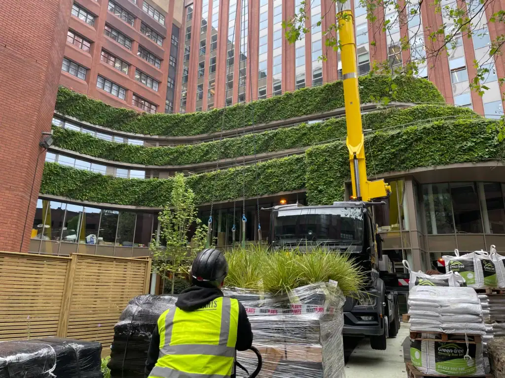 HYVERT Bruntwood SciTech West Village mid installation