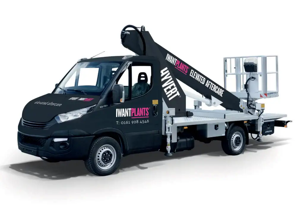 HYVERT elevated aftercare telehandler vehicle