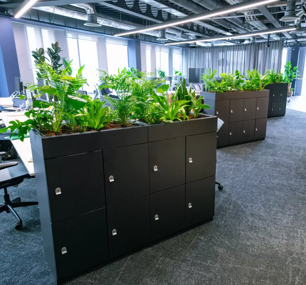 cbre liverpool biophilic design live plants by i want plants