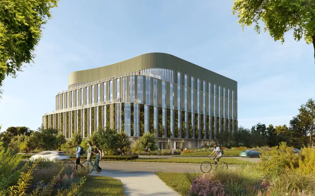Trinity by Breakthrough Properties cgi with living wall facade
