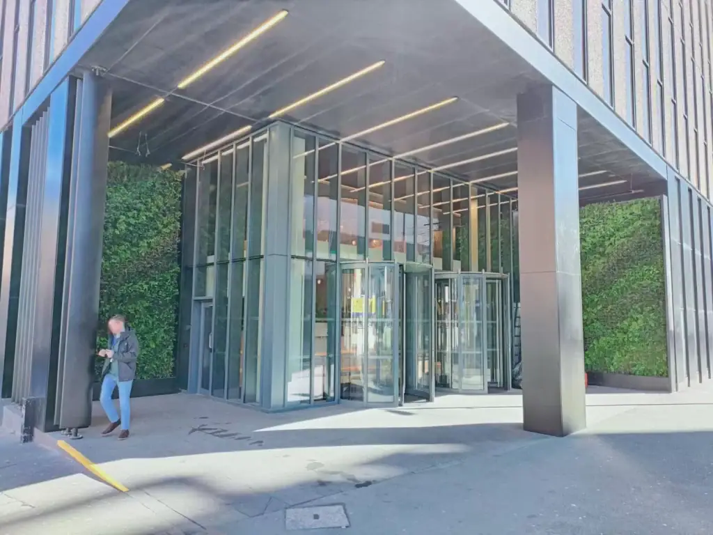 Centre city Birmingham exterior with HYVERT living wall