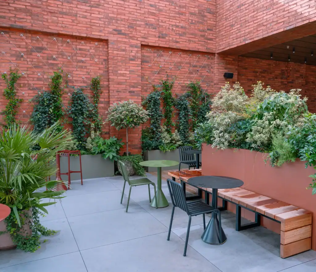 Bruntwood SciTech 3 Circle Square Roof Terrace Plants by I Want Plants