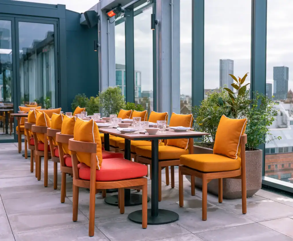 Roof garden restaurant plants by I Want Plants