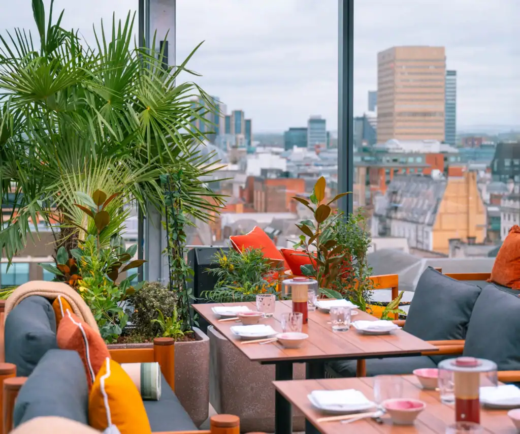 Roof Terrace live plants by I want Plants at Chotto Matte Manchester